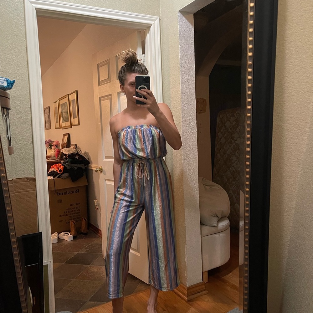 Multi Color Jump Suit